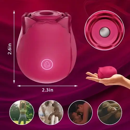Rose Toy® Vibrator Classic Sucking - Image 11