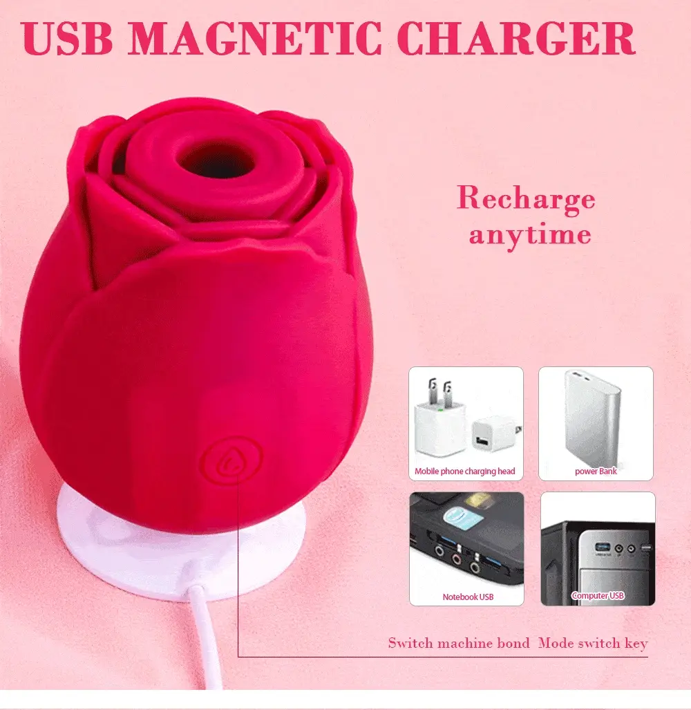 Rose Toy® Vibrator Classic Sucking - Image 7